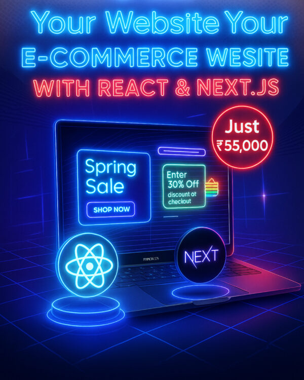 E-Commerce Website with React & Next.Js